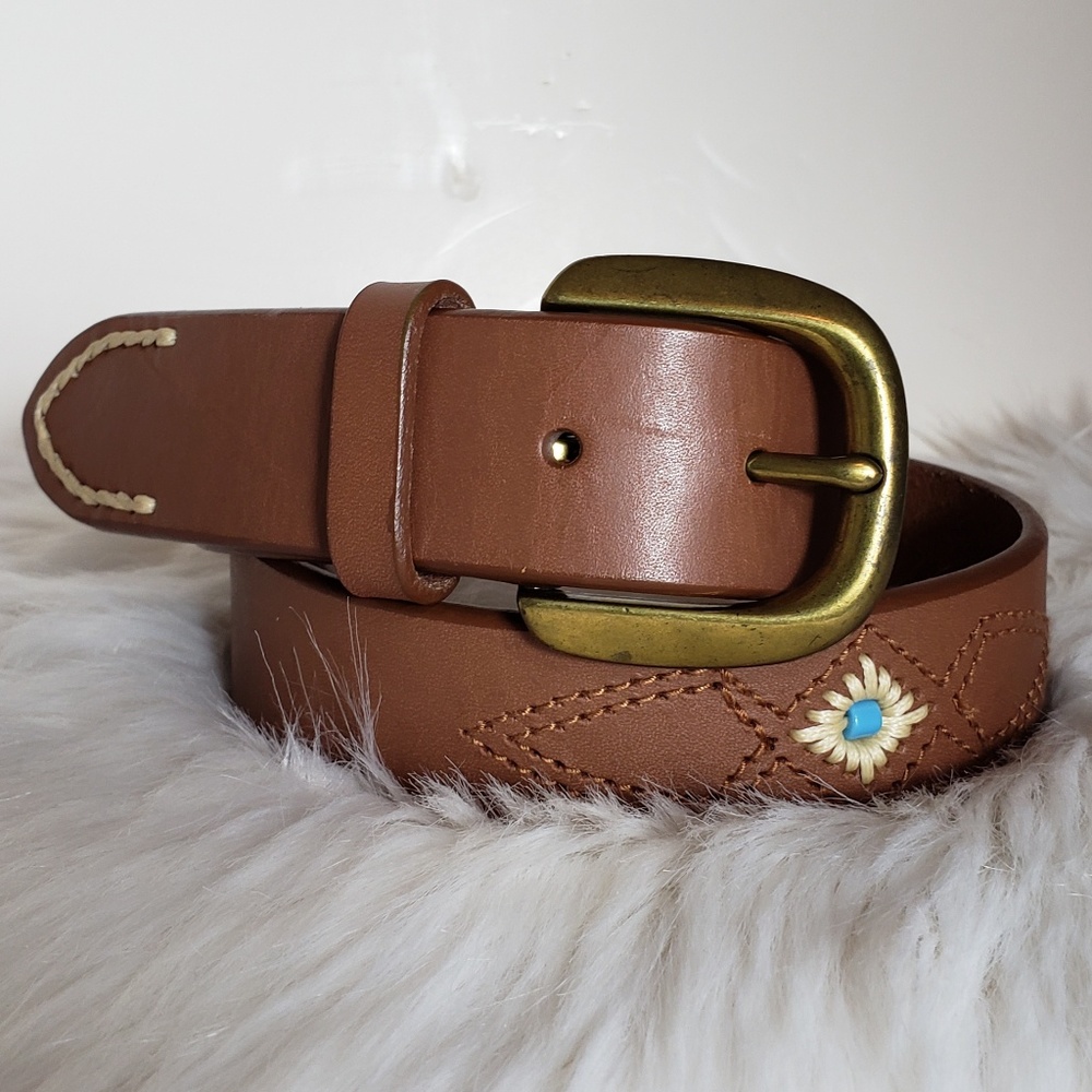 Liz Claiborne Brown Genuine Leather Belt